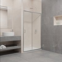 Душевая дверь в нишу RGW Passage PA-14 160х195 профиль хром, стекло прозрачное