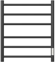 Электрический полотенцесушитель Point Аврора PN10846B П6 400x600 диммер справа Черный