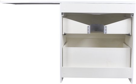 Тумба под раковину Style Line Даллас Люкс Plus 140 L СС-00002385 Белая 