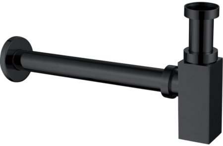 Сифон для раковины ABBER AF0031B черный матовый 