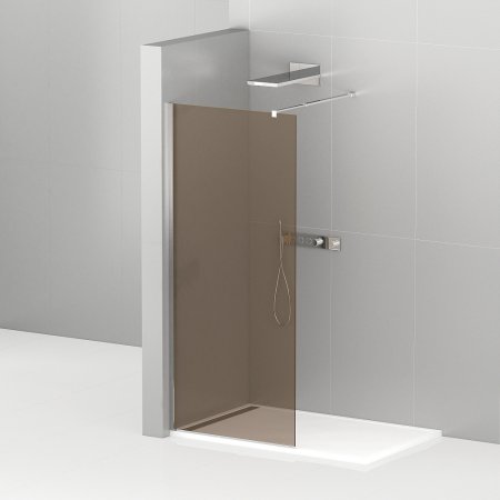 Душевая перегородка Cezares Liberta-L-1-100-BR-Cr 