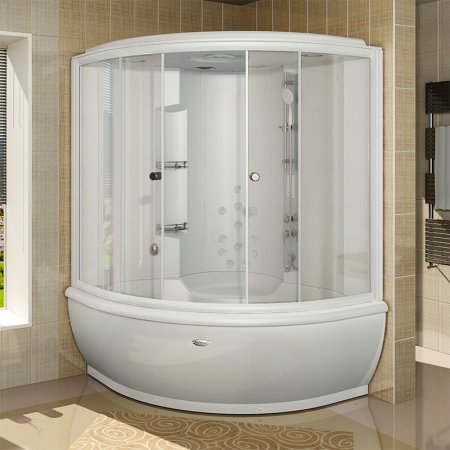 Душевой бокс Radomir Калифорния 2 стекло прозрачное 