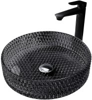 Раковина-чаша Abber Glas 40 AK2301B Черная