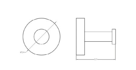 Крючок Bemeta Rawell 104106182 на радиатор, хром 