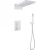 Душевая система Abber Weiss Insel AF8052W с термостатом Белая 