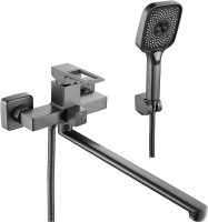 Смеситель для ванны Raffine F2296T, оружейная сталь