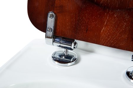 Унитаз подвесной Cezares King Palace, с крышкой-сиденьем CZR-T-163-W-S-CR 