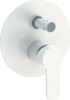 Смеситель Cezares Laconico C VDI BLC для ванны с душем, белый