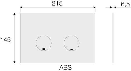 Кнопка смыва Valsir P4 VS0869335 хром глянцевый 