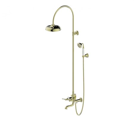 Душевая система Bravat Art F65193BAF-A2-RUS, золото 