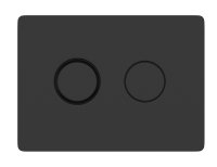 Кнопка смыва Cersanit ACCENTO CIRCLE 63839 черная матовая