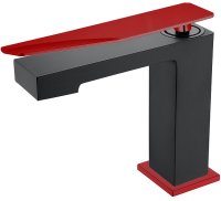 Смеситель для раковины Boheme Q 141-BR.2 Черный Красный