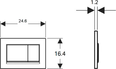 Кнопка смыва Geberit Sigma 30 115.883.11.1 белая 