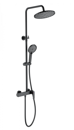 Душевая система WONZON & WOGHAND, Черный матовый (WW-B3517-MB) 