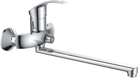 Смеситель для раковины длинный излив HAIBA HB2221-K 