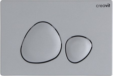 Кнопка смыва Creavit Spa GP7002.00 серый матовый 