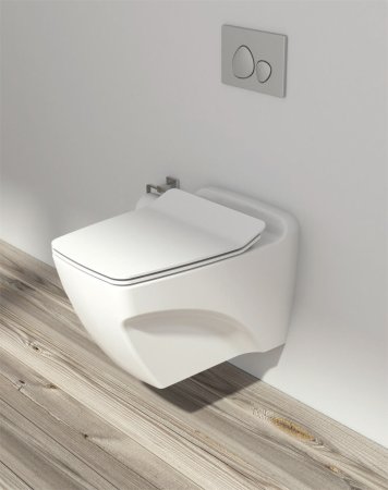 Кнопка смыва Creavit Spa GP7002.00 серый матовый 