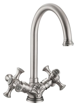 Смеситель Zorg Antic A 6002K-SL для кухонной мойки 