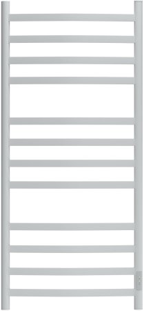 Полотенцесушитель электрический Point Антея PN17852W П12 500x1200, диммер справа, белый 