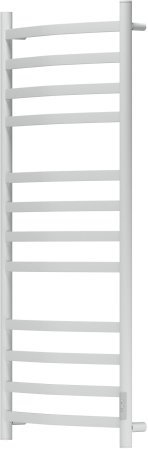 Полотенцесушитель электрический Point Антея PN17852W П12 500x1200, диммер справа, белый 