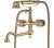 Смеситель для ванны и душа Bronze de Luxe Royal 10119D Бронза 