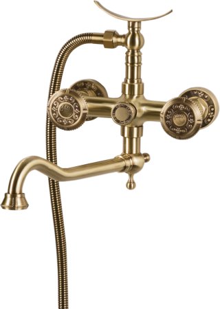 Смеситель для ванны и душа Bronze de Luxe Royal 10119D Бронза 