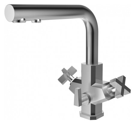 Смеситель для кухонной мойки Zorg Inox Essu SZR-1149-7G 