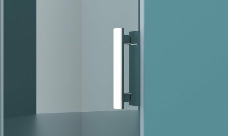Душевая дверь BelBagno Kraft 100 KRAFT-B-12-60/40-C-Cr-L профиль Хром стекло прозрачное 