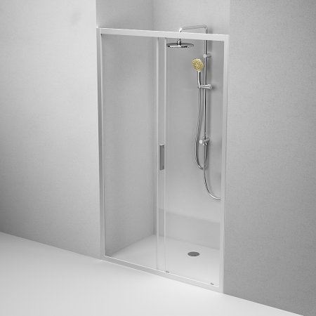 Душевая дверь AM.PM Gem 120 W90G-120-1-195MT профиль Хром матовый стекло прозрачное 