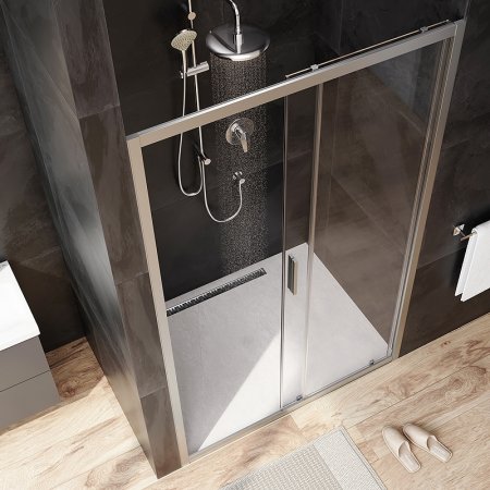 Душевая дверь AM.PM Gem 120 W90G-120-1-195MT профиль Хром матовый стекло прозрачное 