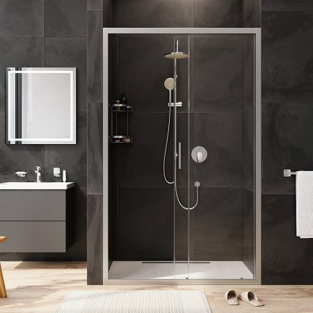 Душевая дверь AM.PM Gem 120 W90G-120-1-195MT профиль Хром матовый стекло прозрачное 