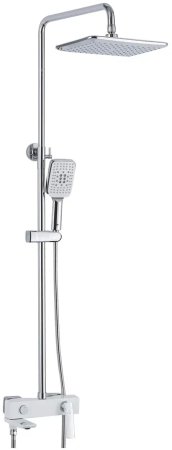 Душевая система Rose R2736F, белый/хром 