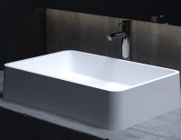 Раковина накладная матовая 60x40 Salini GLORIA 307 1102207M