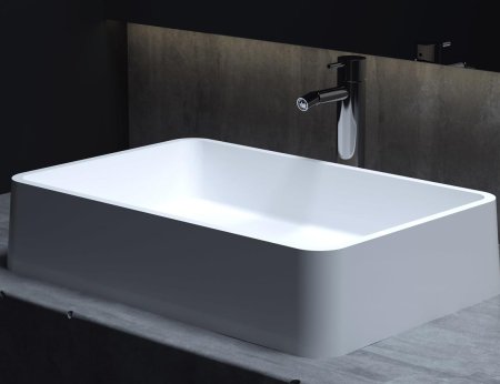 Раковина накладная матовая 60x40 Salini GLORIA 307 1102207M 