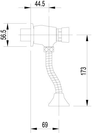 Смеситель для писсуара Lemark Project (LM4612C) 