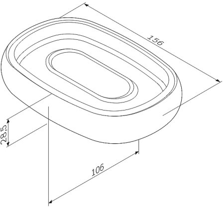 Мыльница AM.PM Sensation A3031200 Хром 