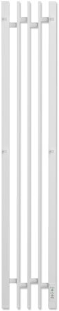 Полотенцесушитель электрический APEXTERMO Delta DL10113WM 1100x180 с крючками, белый матовый 