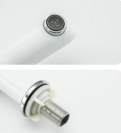 Кран для одного типа воды Gappo G48 G5148 Белый Хром 