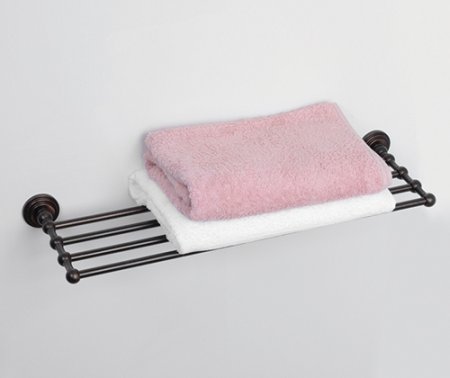 Полка WasserKRAFT Isar K-7311 для полотенец, темная бронза 