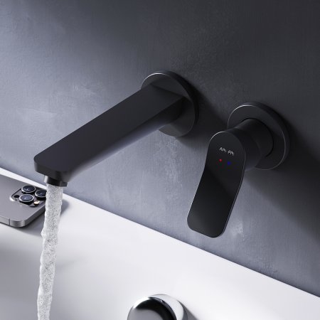 Смеситель для раковины AM.PM X-Joy F85A72622 Черный матовый 