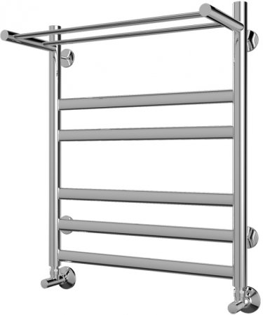 Водяной полотенцесушитель Terminus Хендрикс П6 500x596 4670030723192 с полкой Хром 