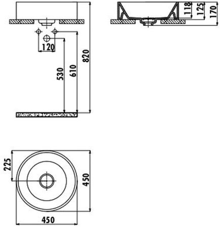 Раковина-чаша Creavit Mina 45 MN146-00CB00E-0000 Белая 