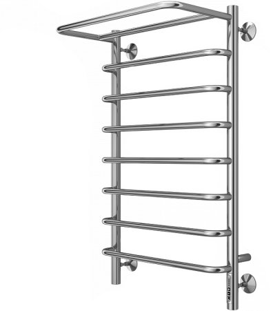 Электрический полотенцесушитель Terminus Полка П8 500х850 4670078524836 с полкой Хром 