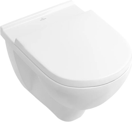 Унитаз подвесной Villeroy & Boch ONovo 5660HRR1 alpin, безободковый 