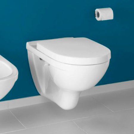 Унитаз подвесной Villeroy & Boch ONovo 5660HRR1 alpin, безободковый 