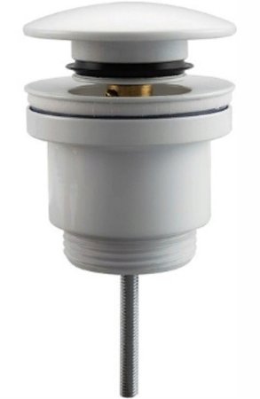 Донный клапан Frap F62-6 click-clack Белый 