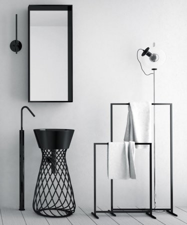 Раковина Artceram Wire 43 WIL001 03 00 Черная 