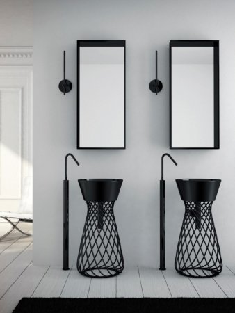 Раковина Artceram Wire 43 WIL001 03 00 Черная 