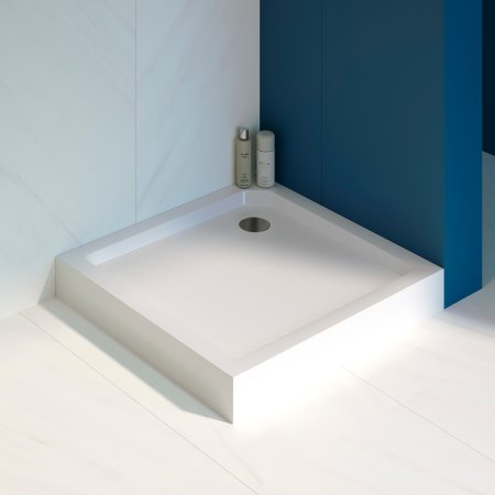 Душевой поддон квадратный RGW SMC-C-088 Белый  800x800 