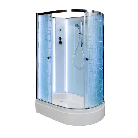 Душевая кабина Deto ЕМ2712 L N LED 